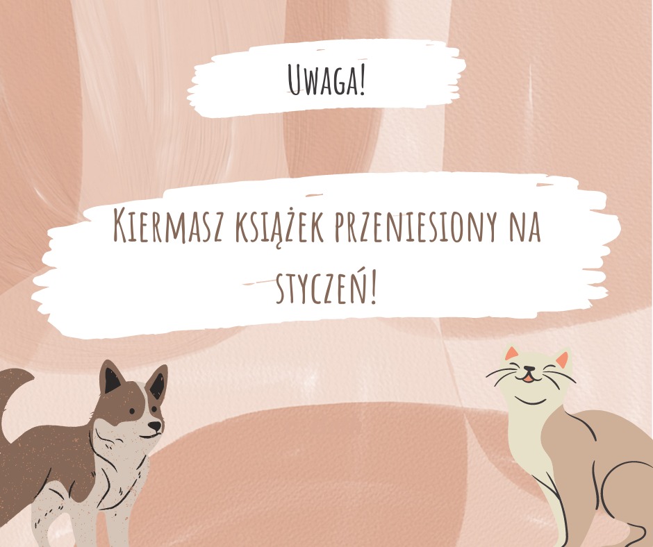 Kiermasz książek przeniesiony na styczeń