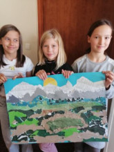 Koło plastyczne w klasach 4a i 4b