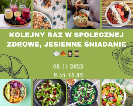 ZDROWE JESIENNE ŚNIADANIE