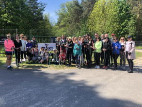 Nordic walking na 30 lecie Szkoły