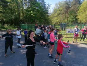 Nordic walking na 30 lecie Szkoły