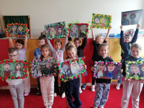 Lekcja plastyki w klasie 1a