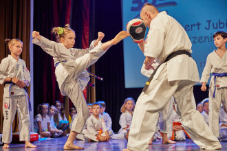 Jubileuszowy pokaz karate 