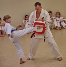 Pokaz karate podczas Finału WOŚP