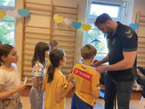 Andreas Wolff w naszej szkole!