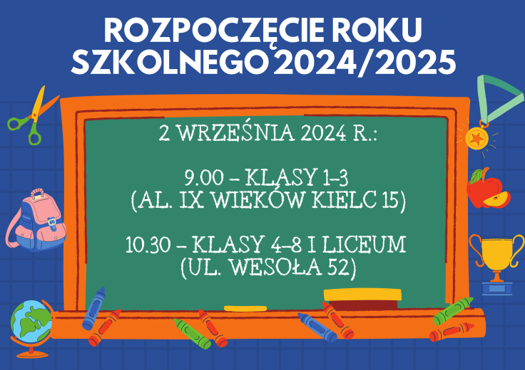 Rozpoczęcie roku szkolnego 2024/2025