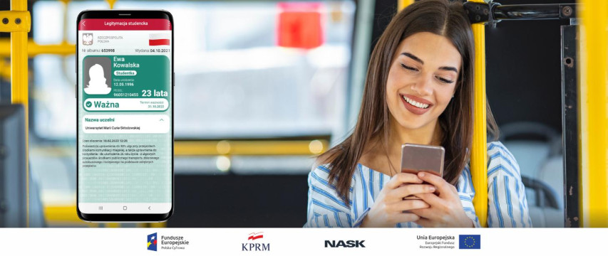 Legitymacja szkolna - cyfrowa wersja dokumentu.