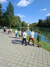 Lekcja w terenie klasy 1b