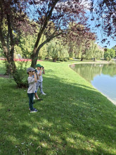 Lekcja w terenie klasy 1b